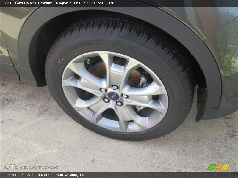 Magnetic Metallic / Charcoal Black 2015 Ford Escape Titanium
