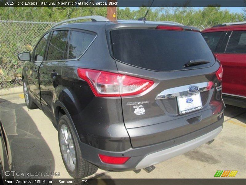 Magnetic Metallic / Charcoal Black 2015 Ford Escape Titanium
