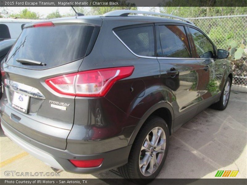 Magnetic Metallic / Charcoal Black 2015 Ford Escape Titanium