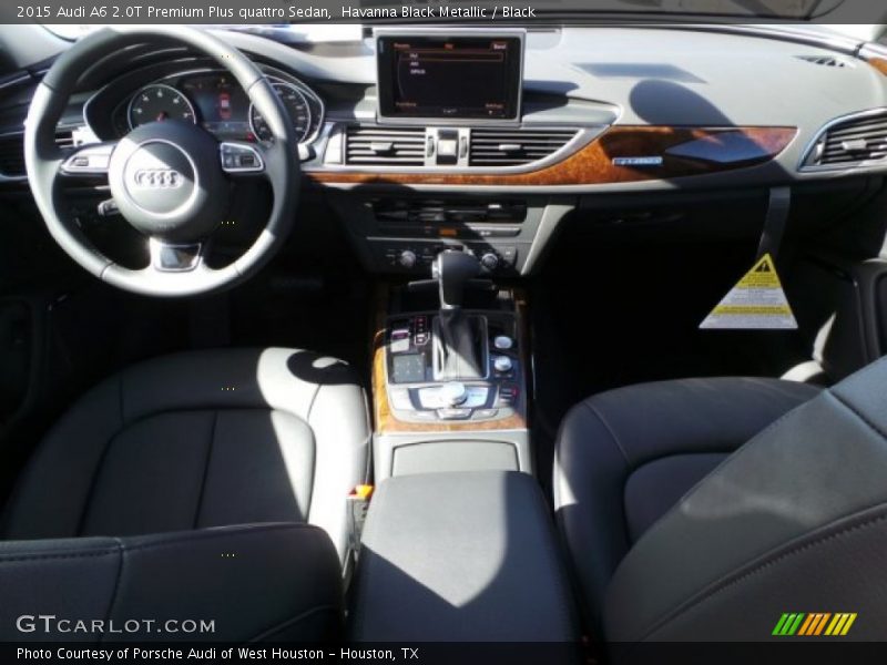 Havanna Black Metallic / Black 2015 Audi A6 2.0T Premium Plus quattro Sedan
