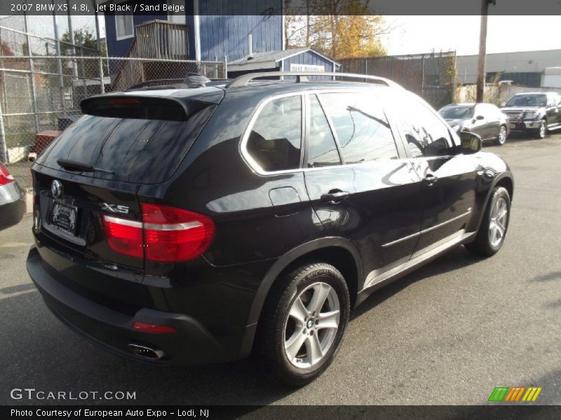 Jet Black / Sand Beige 2007 BMW X5 4.8i