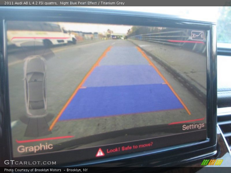 Night Blue Pearl Effect / Titanium Grey 2011 Audi A8 L 4.2 FSI quattro