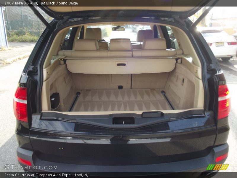 Jet Black / Sand Beige 2007 BMW X5 4.8i