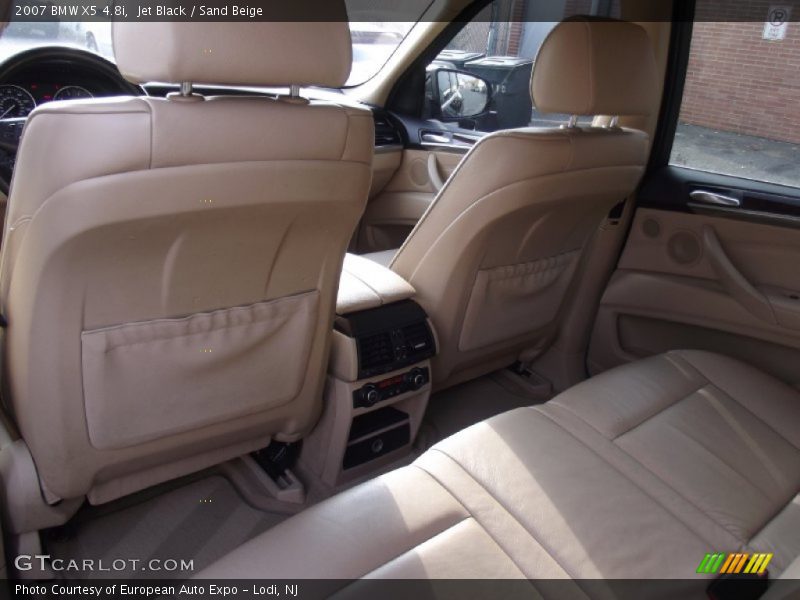 Jet Black / Sand Beige 2007 BMW X5 4.8i