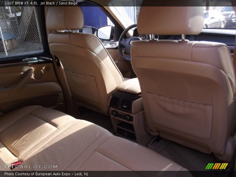 Jet Black / Sand Beige 2007 BMW X5 4.8i