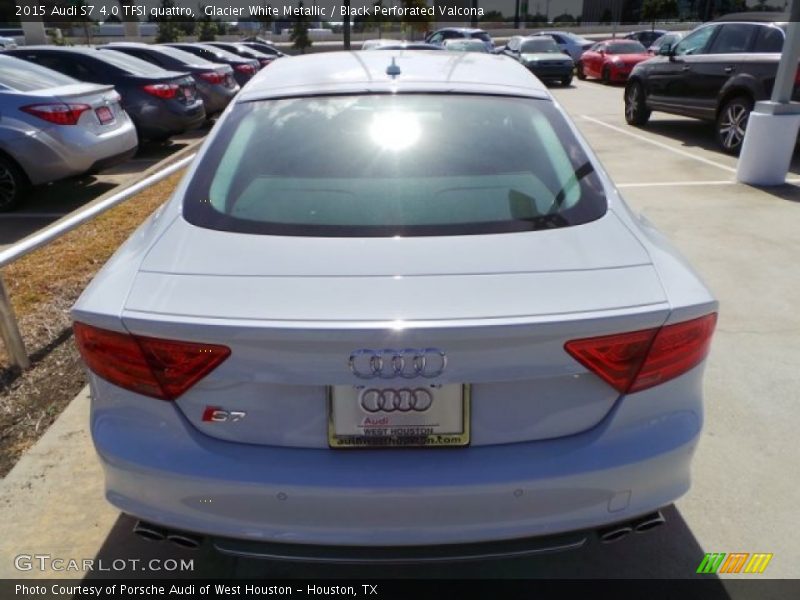 Glacier White Metallic / Black Perforated Valcona 2015 Audi S7 4.0 TFSI quattro