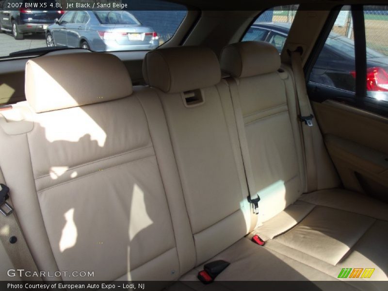 Jet Black / Sand Beige 2007 BMW X5 4.8i
