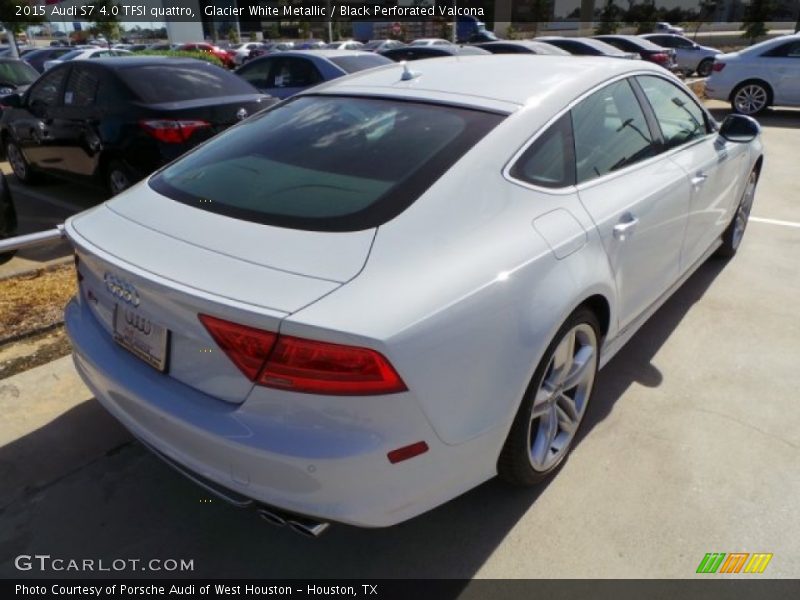Glacier White Metallic / Black Perforated Valcona 2015 Audi S7 4.0 TFSI quattro