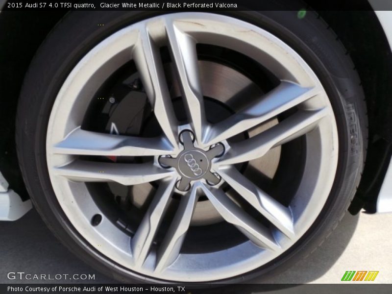 Glacier White Metallic / Black Perforated Valcona 2015 Audi S7 4.0 TFSI quattro