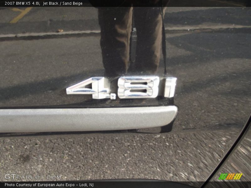 Jet Black / Sand Beige 2007 BMW X5 4.8i