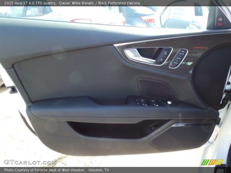 Glacier White Metallic / Black Perforated Valcona 2015 Audi S7 4.0 TFSI quattro