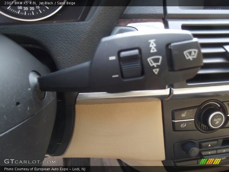Jet Black / Sand Beige 2007 BMW X5 4.8i