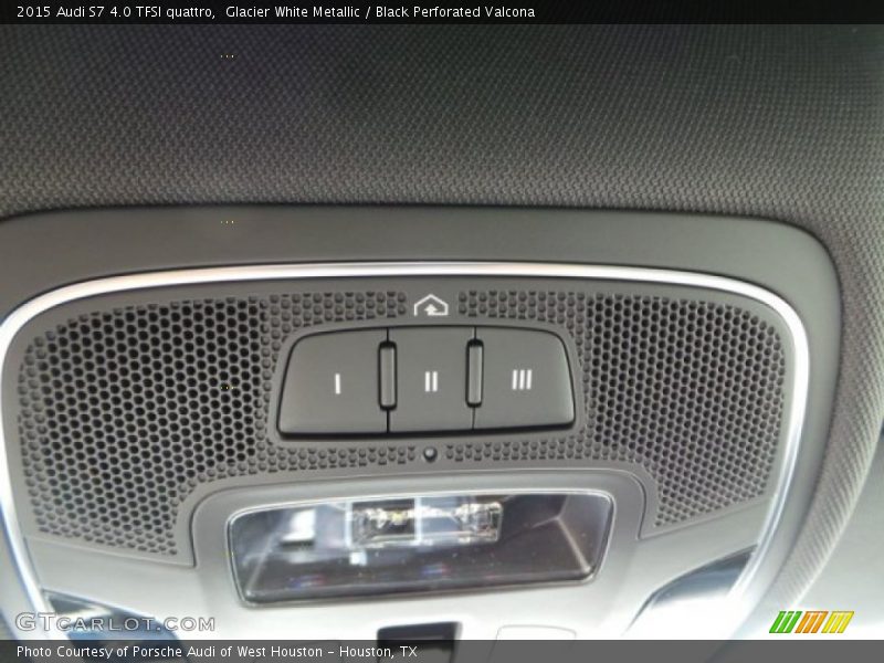 Glacier White Metallic / Black Perforated Valcona 2015 Audi S7 4.0 TFSI quattro