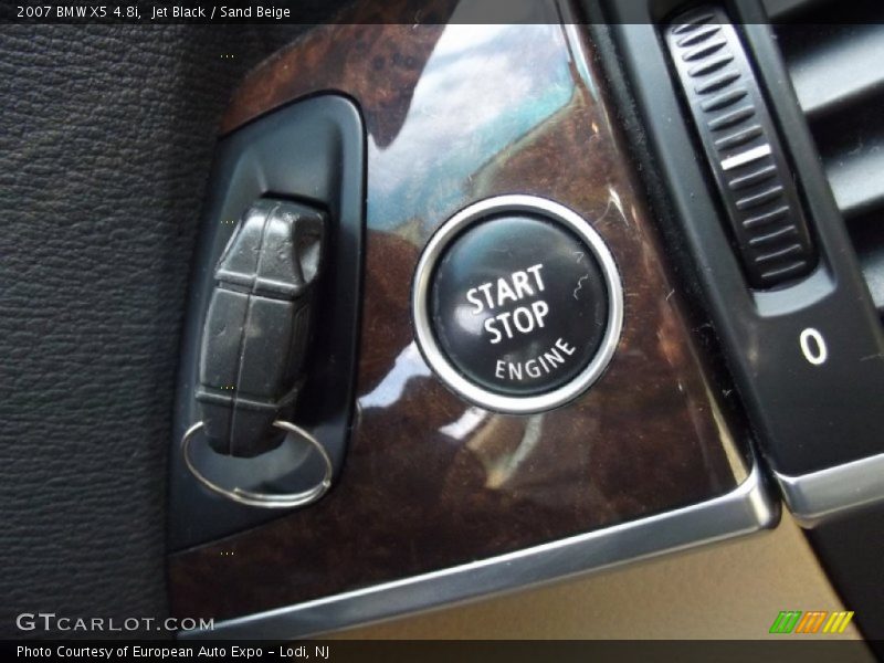 Jet Black / Sand Beige 2007 BMW X5 4.8i