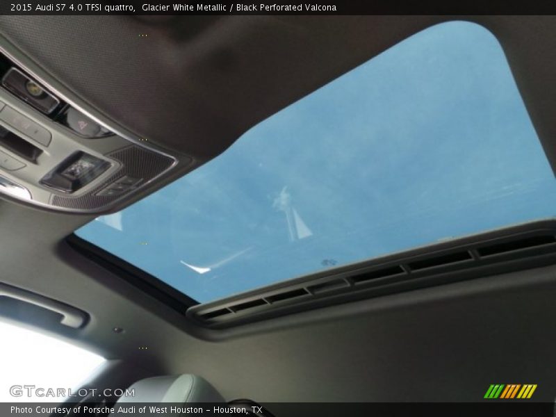 Glacier White Metallic / Black Perforated Valcona 2015 Audi S7 4.0 TFSI quattro