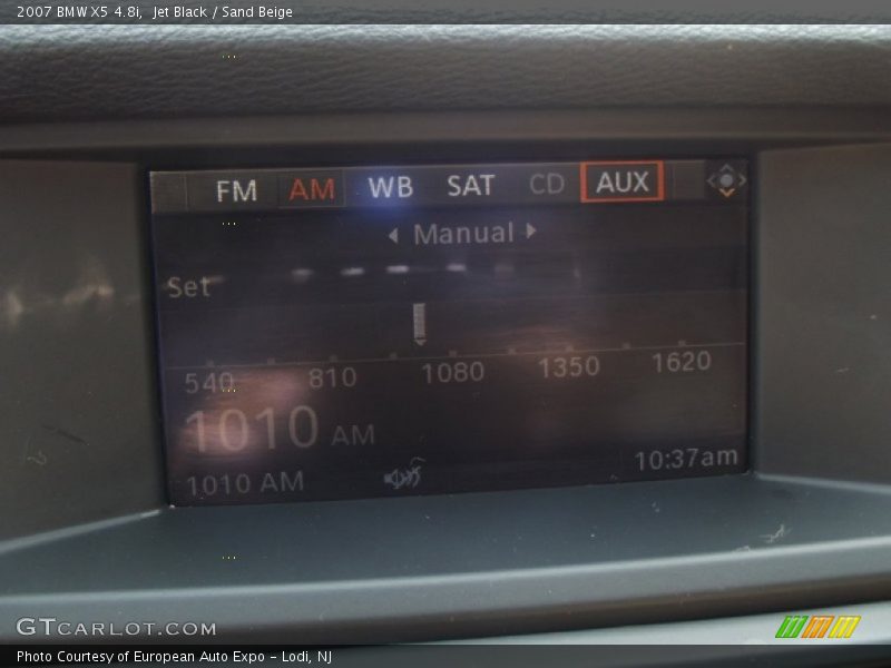 Jet Black / Sand Beige 2007 BMW X5 4.8i