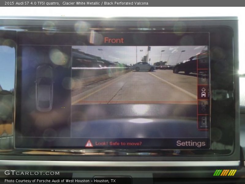 Glacier White Metallic / Black Perforated Valcona 2015 Audi S7 4.0 TFSI quattro