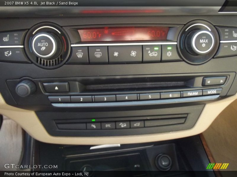 Jet Black / Sand Beige 2007 BMW X5 4.8i