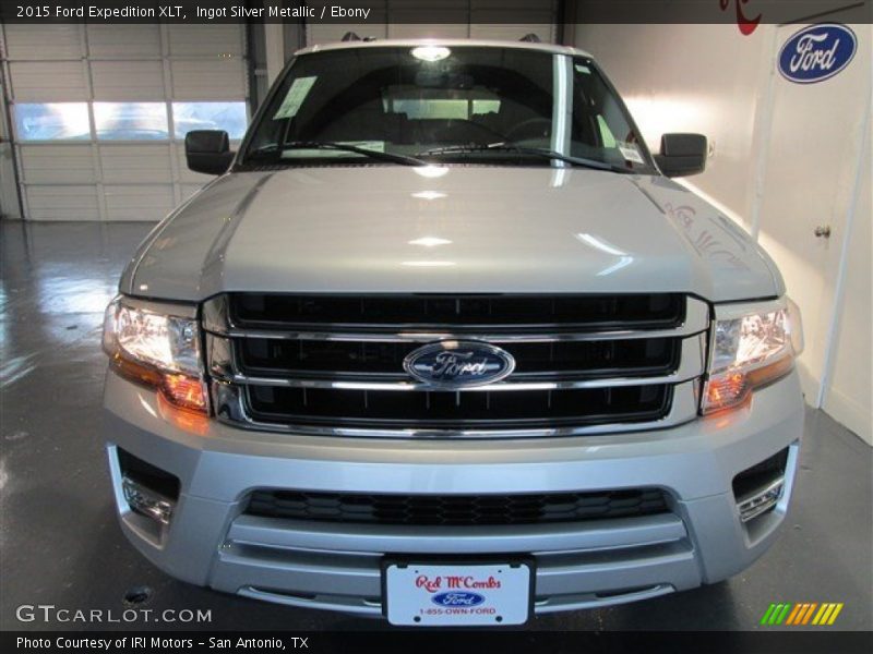Ingot Silver Metallic / Ebony 2015 Ford Expedition XLT