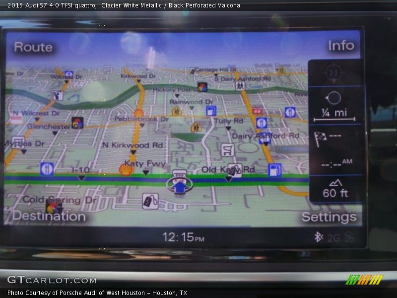 Glacier White Metallic / Black Perforated Valcona 2015 Audi S7 4.0 TFSI quattro