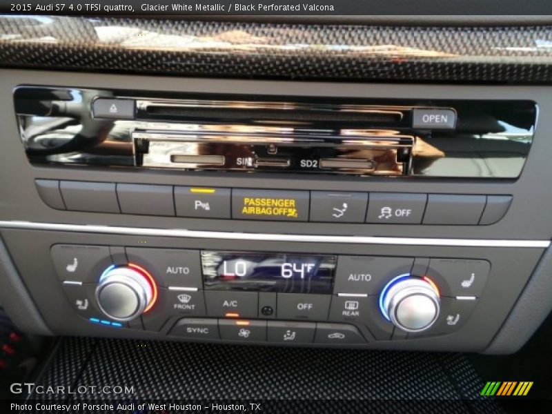 Controls of 2015 S7 4.0 TFSI quattro