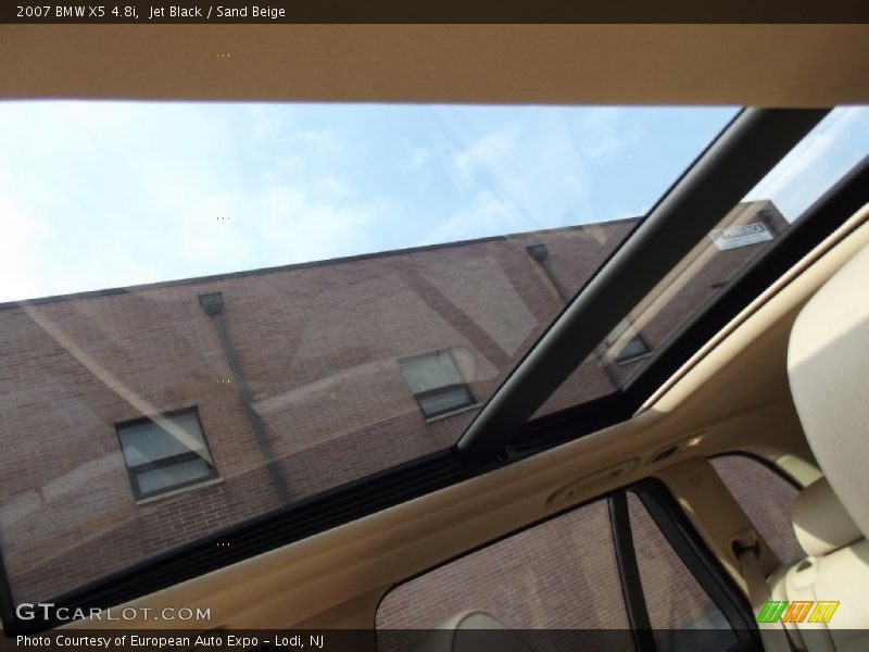 Jet Black / Sand Beige 2007 BMW X5 4.8i