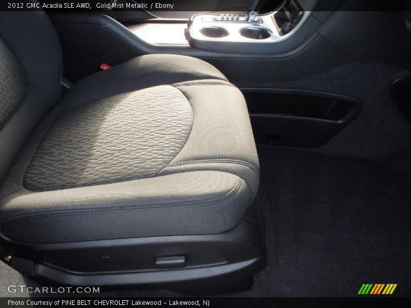 Gold Mist Metallic / Ebony 2012 GMC Acadia SLE AWD