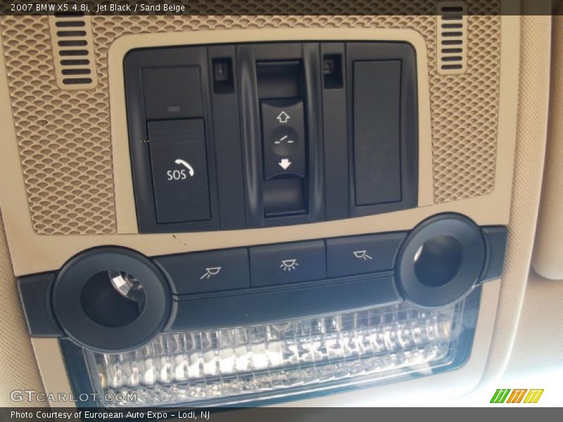 Jet Black / Sand Beige 2007 BMW X5 4.8i