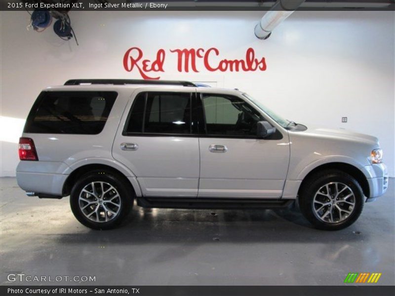 Ingot Silver Metallic / Ebony 2015 Ford Expedition XLT