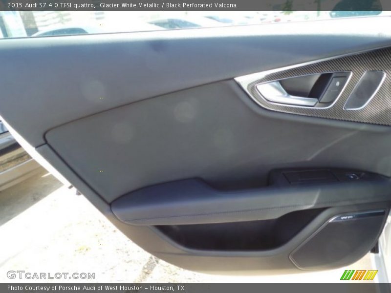 Glacier White Metallic / Black Perforated Valcona 2015 Audi S7 4.0 TFSI quattro