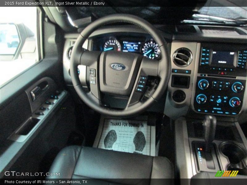 Ingot Silver Metallic / Ebony 2015 Ford Expedition XLT
