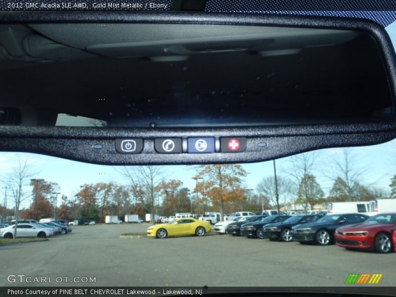 Gold Mist Metallic / Ebony 2012 GMC Acadia SLE AWD