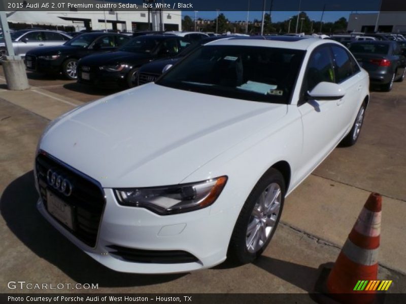 Ibis White / Black 2015 Audi A6 2.0T Premium quattro Sedan