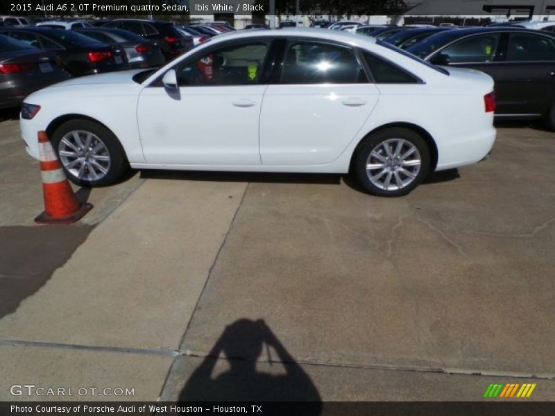 Ibis White / Black 2015 Audi A6 2.0T Premium quattro Sedan