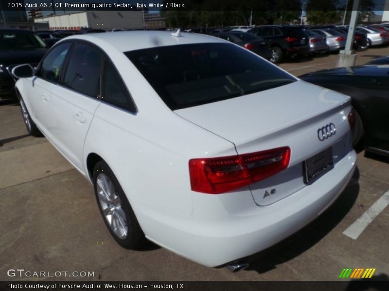 Ibis White / Black 2015 Audi A6 2.0T Premium quattro Sedan