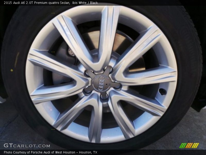 Ibis White / Black 2015 Audi A6 2.0T Premium quattro Sedan