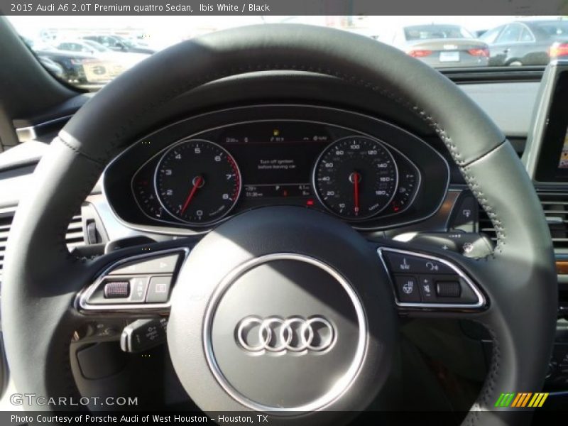 Ibis White / Black 2015 Audi A6 2.0T Premium quattro Sedan