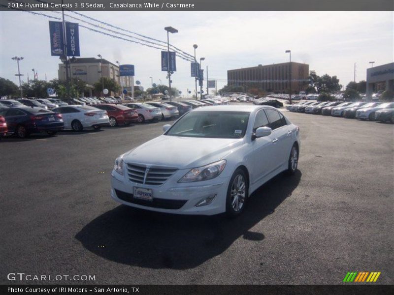 Casablanca White / Cashmere 2014 Hyundai Genesis 3.8 Sedan