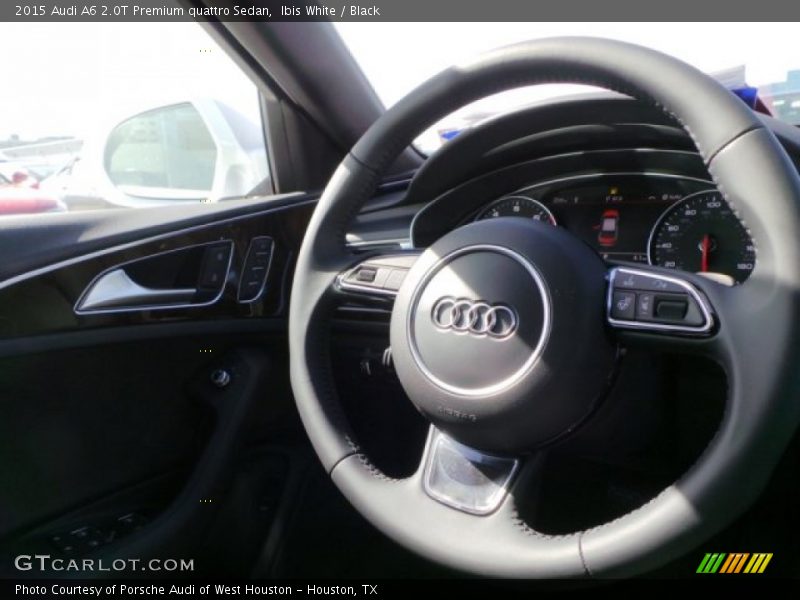 Ibis White / Black 2015 Audi A6 2.0T Premium quattro Sedan