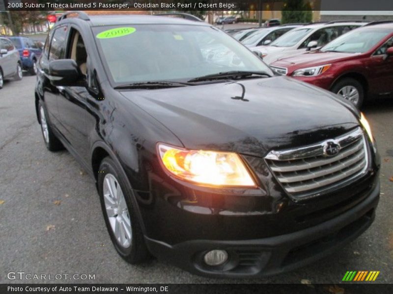 Obsidian Black Pearl / Desert Beige 2008 Subaru Tribeca Limited 5 Passenger