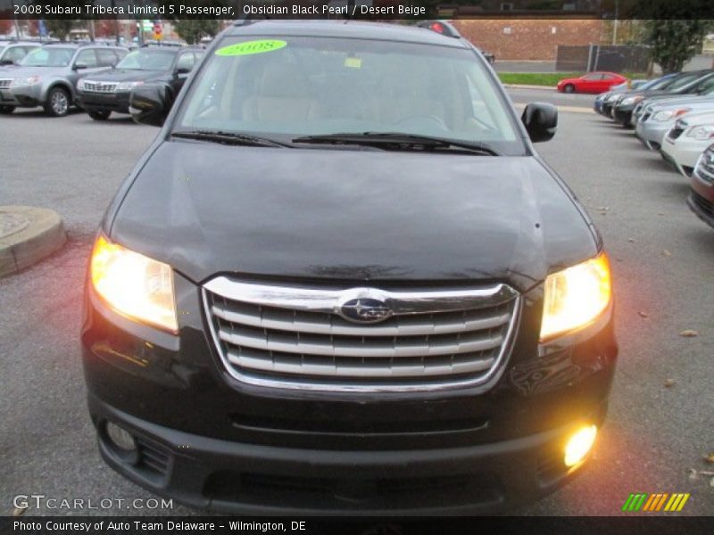 Obsidian Black Pearl / Desert Beige 2008 Subaru Tribeca Limited 5 Passenger