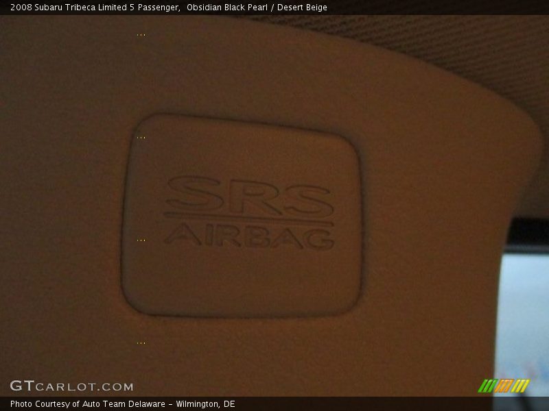 Obsidian Black Pearl / Desert Beige 2008 Subaru Tribeca Limited 5 Passenger