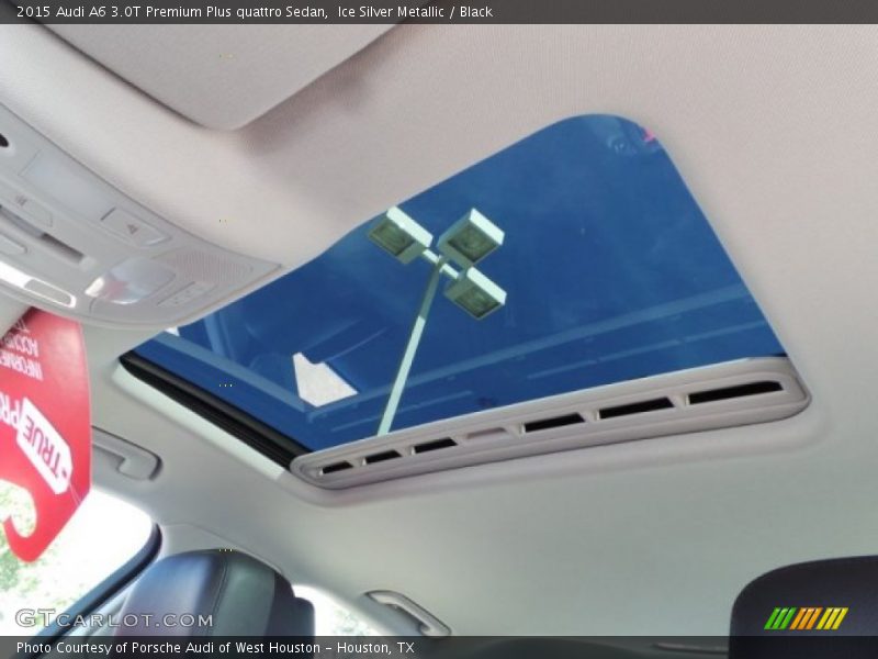 Ice Silver Metallic / Black 2015 Audi A6 3.0T Premium Plus quattro Sedan