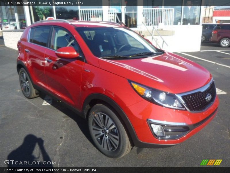 Front 3/4 View of 2015 Sportage EX AWD