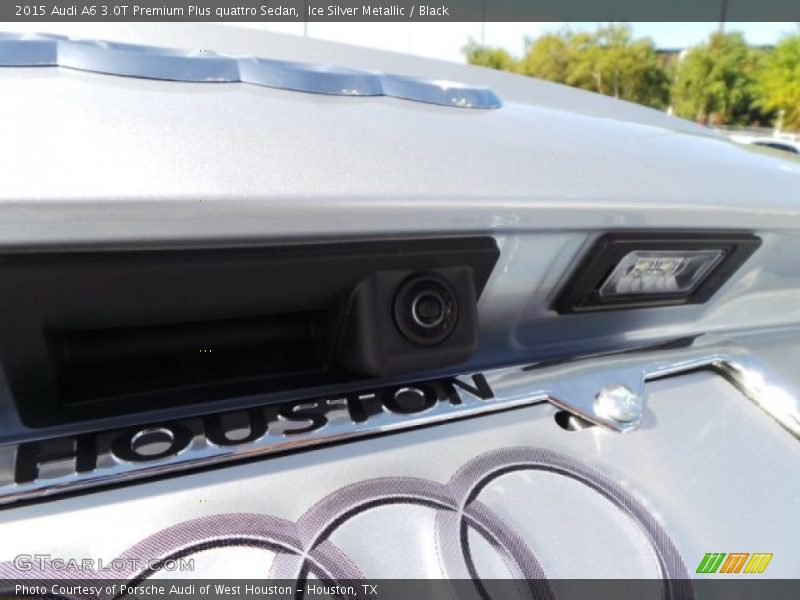 Ice Silver Metallic / Black 2015 Audi A6 3.0T Premium Plus quattro Sedan