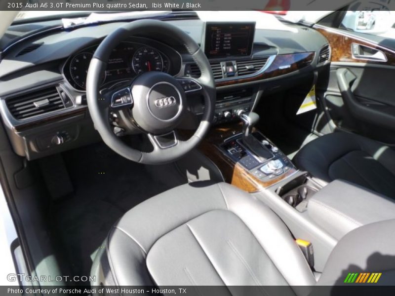 Ibis White / Black 2015 Audi A6 3.0T Premium Plus quattro Sedan