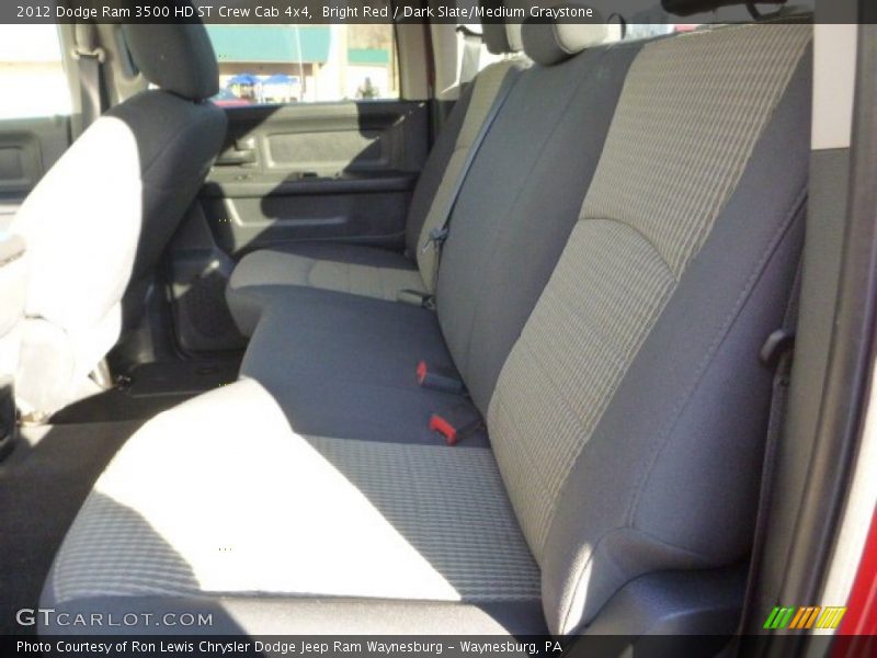 Bright Red / Dark Slate/Medium Graystone 2012 Dodge Ram 3500 HD ST Crew Cab 4x4