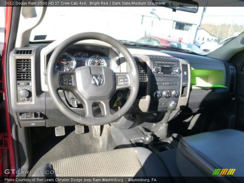 Bright Red / Dark Slate/Medium Graystone 2012 Dodge Ram 3500 HD ST Crew Cab 4x4