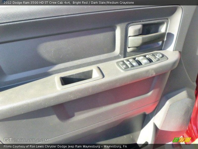 Bright Red / Dark Slate/Medium Graystone 2012 Dodge Ram 3500 HD ST Crew Cab 4x4