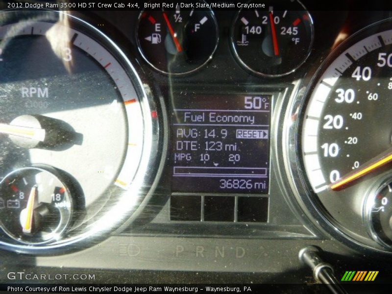 Bright Red / Dark Slate/Medium Graystone 2012 Dodge Ram 3500 HD ST Crew Cab 4x4